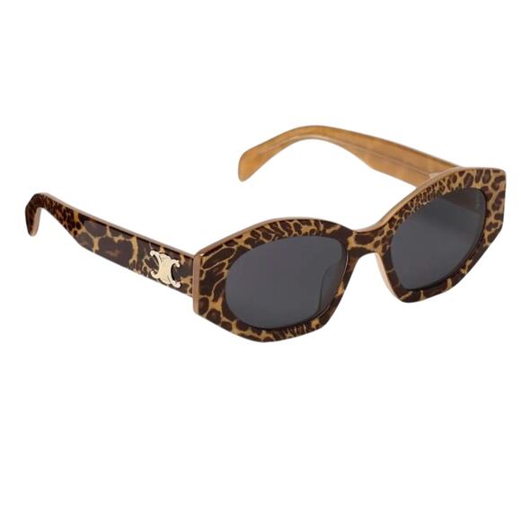 Celine Animal Print Triomphe Cat Eye Sunglasses main image 7